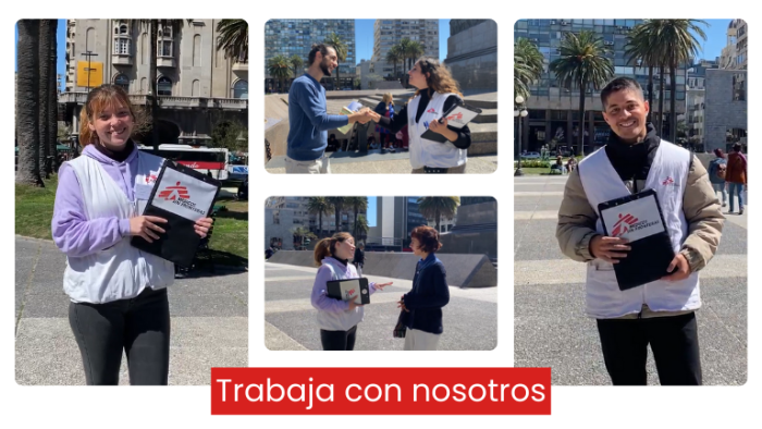 campaña captación uruguay medicos sin fronteras